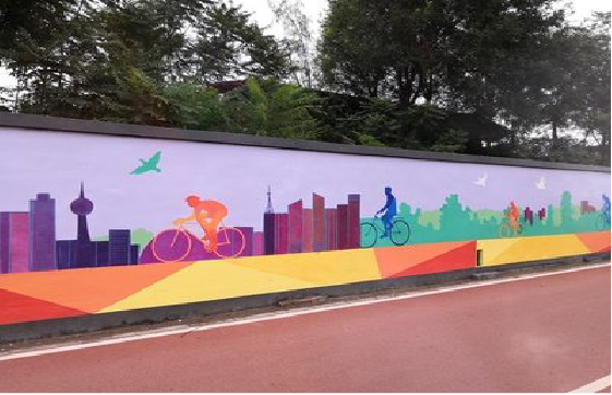 丰城墙体彩绘-围墙