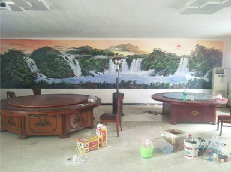 丰城墙绘-写实风景