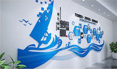 丰城海浪主题文化墙如何设计？