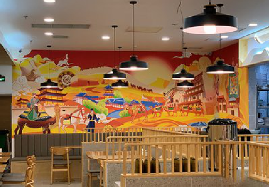 丰城商业空间彩绘介绍。