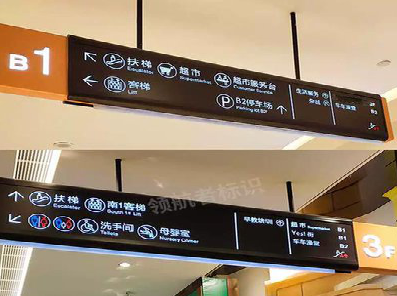 丰城如何通过商场标识牌引导客流分布？